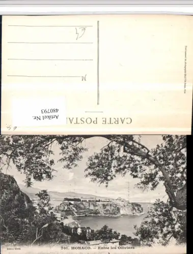 480793,Monaco Entre les Oliviers Oliven Küste