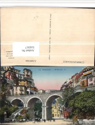 510317,Monaco Ste-Devote Straßenansicht Brücke