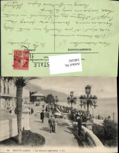 546342,Monte Carlo Monaco Les terrasses superieures Laterne pub LL 84