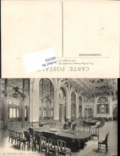 582103,Monte Carlo Monaco Casino