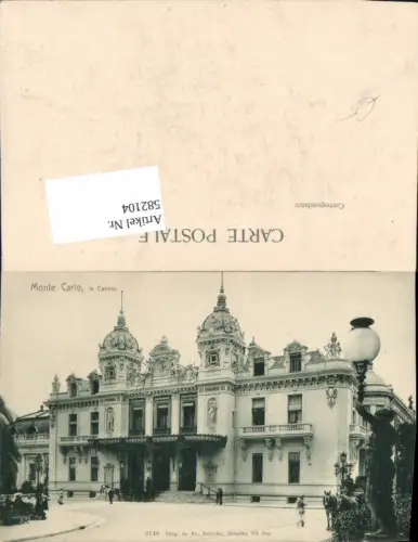 582104,Monte Carlo Monaco Casino