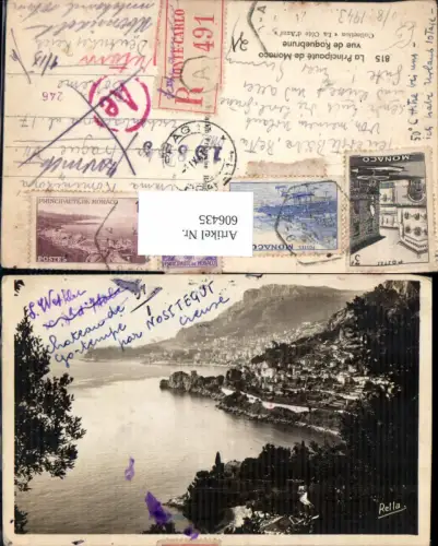 606435,La Principaute de Monaco vue de Roquebrune Küste