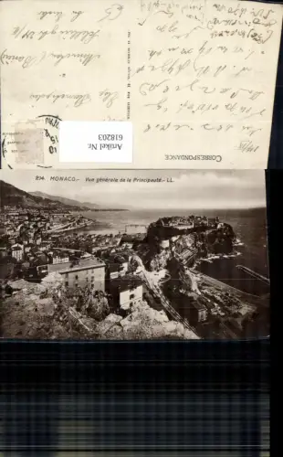 618203,Monaco Vue generale de la Principaute