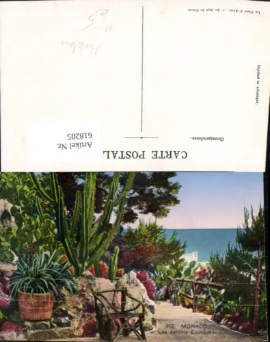 618205,Monaco Les Jardins Exotiques Kakteen Kaktus