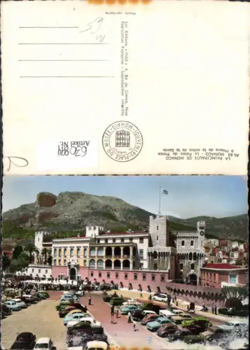 630894,Foto Ak La Principaute de Monaco Le Palais du Prince a l heure de la releve de la Garde Palast