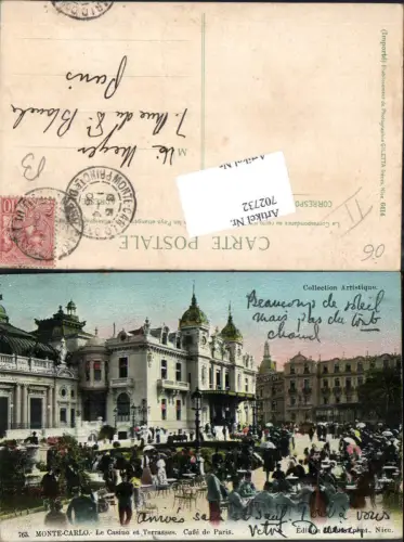 702732 Monte Carlo Monaco Casino Cafe de Paris pub Edition Giletta, phot. Nice 763