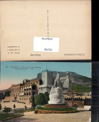 702740 Monte Carlo Monaco Le Palais du Prince pub LL. 281
