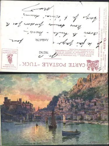 Künstler AK Henry B. Wimbush Monte Carlo Monaco Hafen Port Segelschiff pub R. Tuck Oilette 993