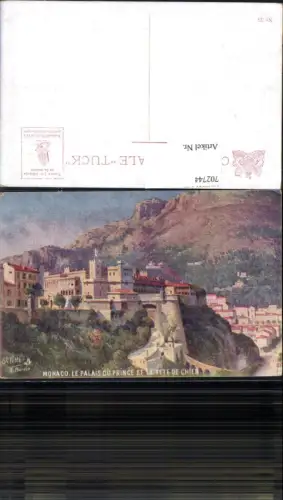 702744 Künstler AK M. Beraust Beraut Monte Carlo Monaco Le Palais du Prince pub Tuck