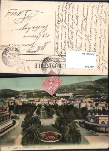 702749 Monte Carlo Monaco Les Jardins et le Casino Les Parterres pub LL 97