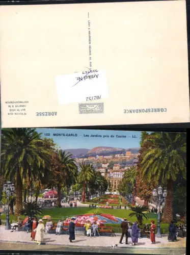 702752 Monte Carlo Monaco Les Jardins et le Casino
