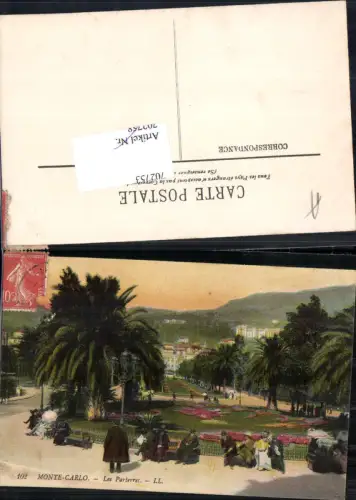 702753 Monte Carlo Monaco Les Jardins et le Casino pub Lehnert e Landrock LL 102