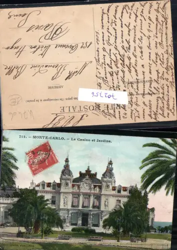 702756 Monte Carlo Monaco Les Jardins et le Casino pub Edt. Giletta Phot.712