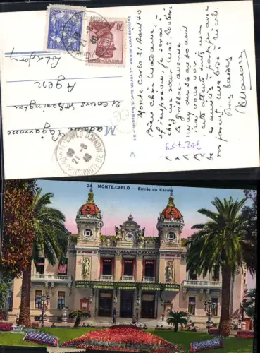 702759 Monte Carlo Monaco Les Jardins et le Casino