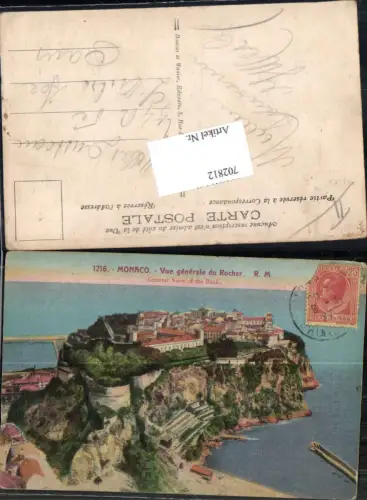 702812 Monte Carlo Monaco Rocher pub RM Rostan e Munier 1216