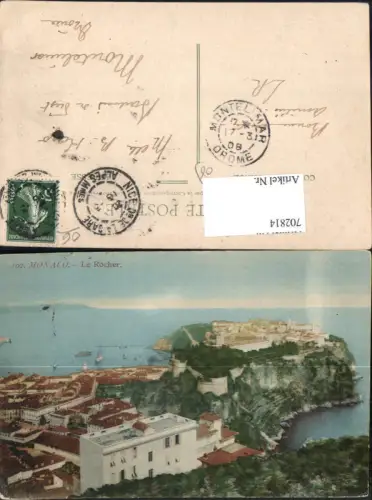 702814 Monte Carlo Monaco Le Rocher