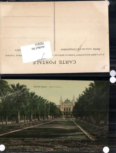 702831 Monte Carlo Monaco Allees du Casino