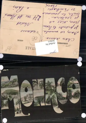 702833 Monte Carlo Monaco Mikroskop-AK