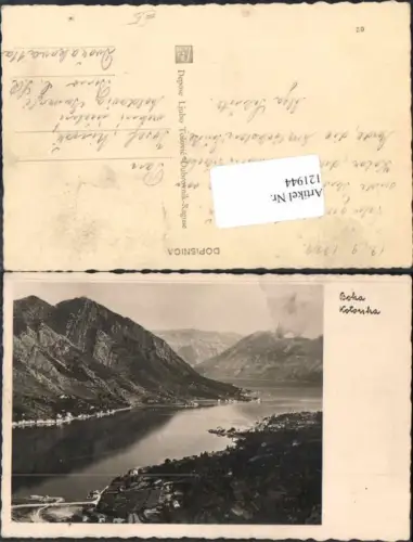 121944,Boka Kotorska Kotor Cattaro