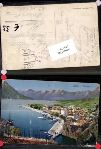 124672,Kotor Cattaro Totale 1915 Zensur