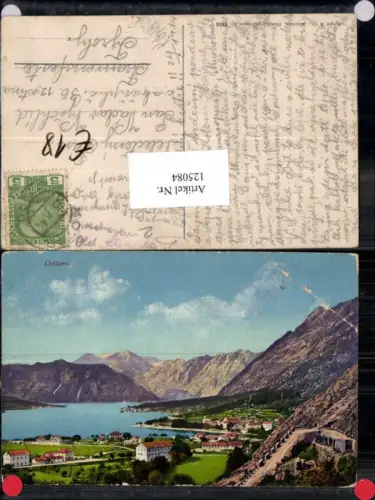 125084,Cattaro Kotor Tolle Ansicht pub Purger Co 8424