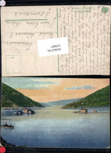 125097,Bocche Kotor Cattaro Inseln bei Perast Perasto