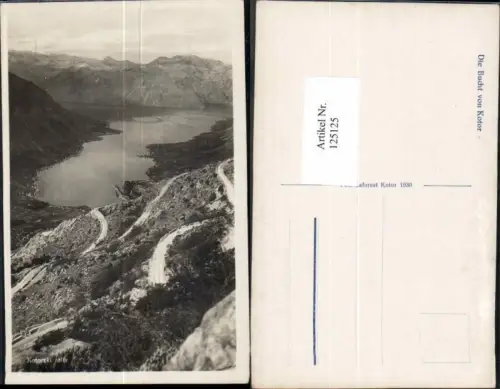 125125,Kotor Cattaro Serpentinen