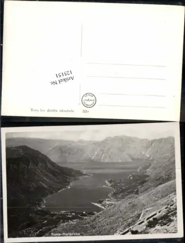125151,Kotor Cattaro Kotorska Boka Strasse