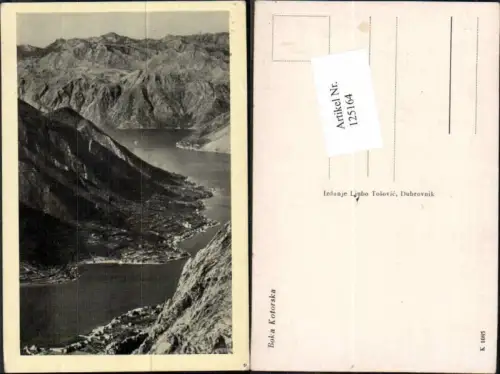 125164,Boka Kotor Cattaro Kotorska