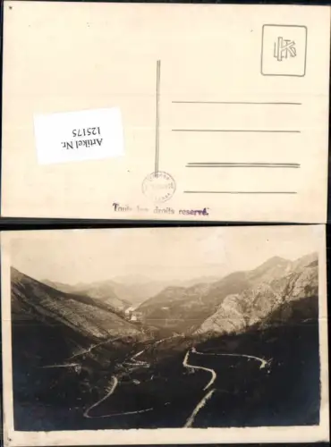 125175,Kotor Cattaro Kotorska Fotokarte Serpentinenstrasse