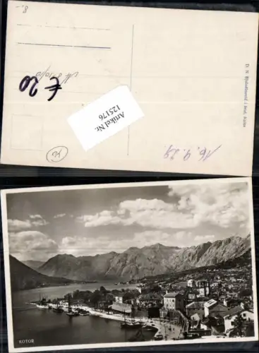 125176,Kotor Cattaro Kotorska Tolle Hafenpartie