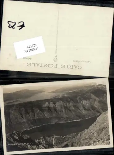 125177,Kotor Cattaro Kotorska Partie vom Berg 1930