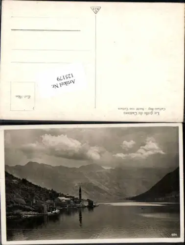 125179,Le golfe de Kotor Cattaro Kotorska