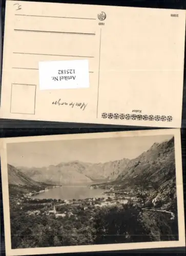 125182,Kotor Cattaro Kotorska