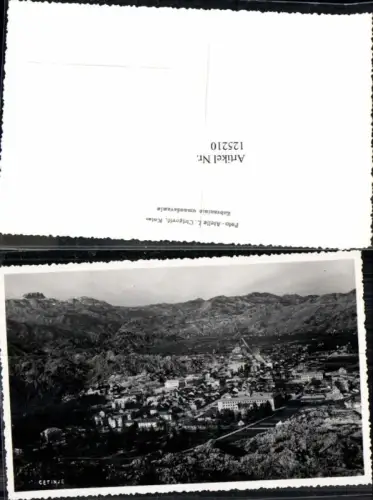 125210,Cetinje Totale Kotor Cattaro Kotorska
