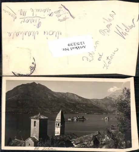 125239,Kotor Cattaro Kotorska Teilansicht Fotokarte