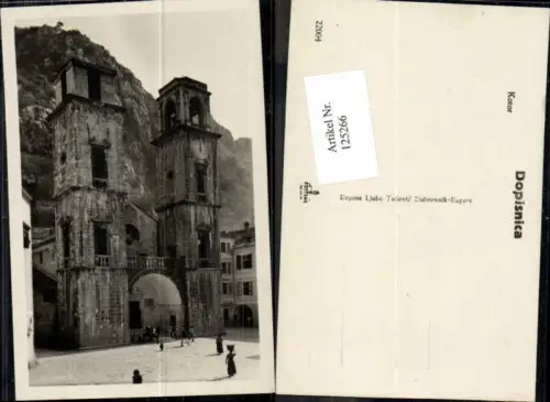 125266,Kotor Cattaro Kotorska Kirche