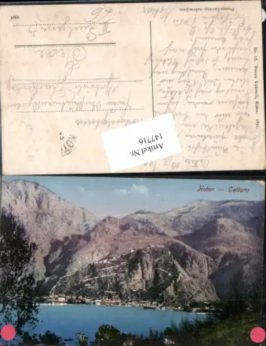 147716,Kotor Cattaro 1911
