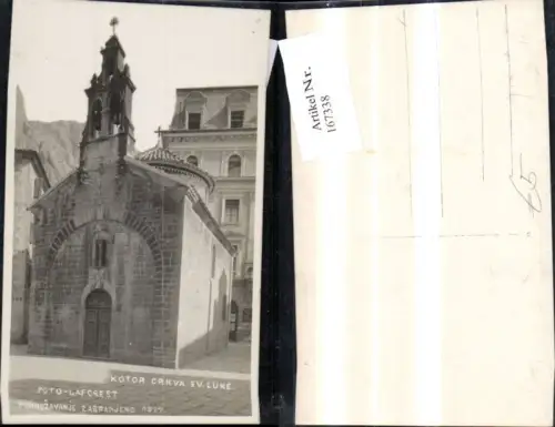 167338,Kotor Crkva Sv Luke Pomnozavanje Zabranjeno 1927
