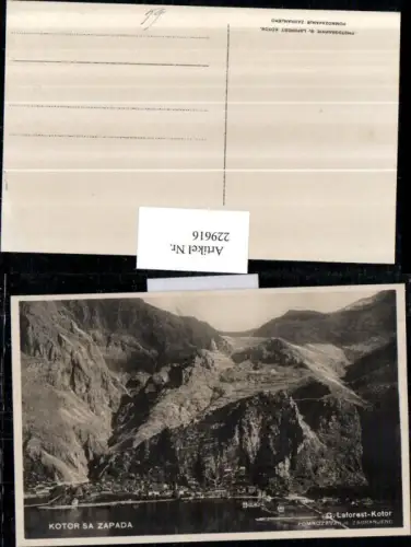 229616,Kotor sa Zapada Bergkulisse