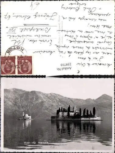 239710,Otoci Kod Perasta Perast Inseln Kirche Bergkulisse
