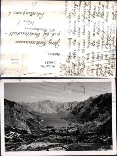 286635,Kotor Totale Bergkulisse