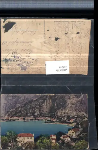 314348,Kotor Cattaro Teilansicht Feldpost 267 pub Purger e Co 8428