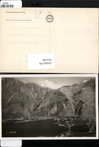 433100,Montenegro Kotor Teilansicht Bergkulisse