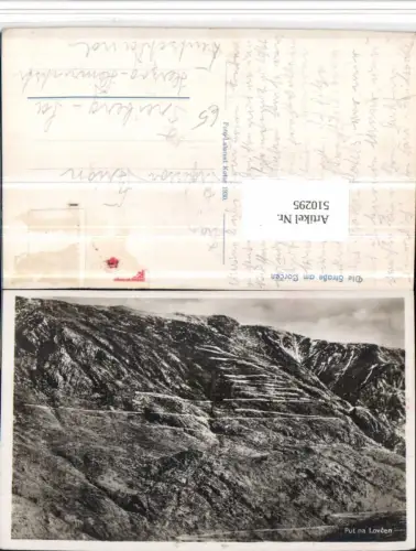 510295,Montenegro Put na Lovcen Lorcen Straße Bergkulisse