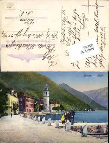 600655,Stolivo Stoliv Perast Perasto Feldpost K. u. K. Luftschifferabteilung Fliegerkompagnie