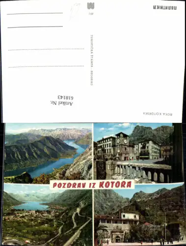 618143,Mehrbild Ak Boka Kotorska Kotora Montenegro