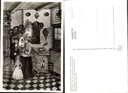 433760,Künstler AK Hendrik Lap Netherlands Hindeloopen kamer Familie