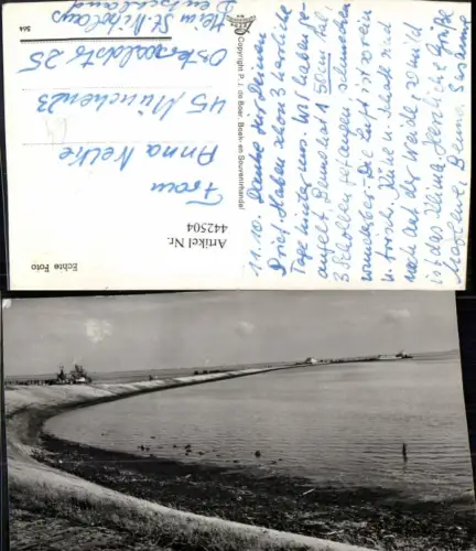 442504,Netherlands Ameland baai met veerdam Bucht