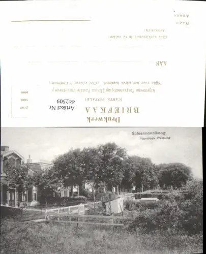 442509,Repro Netherlands Schiermonnikoog Voorstreek Westeind Häuser